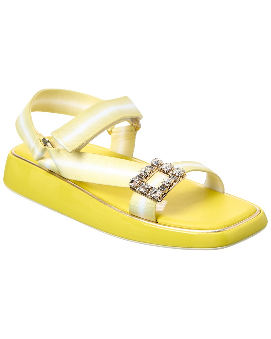 Roger Vivier Trekky Sandal, желтый