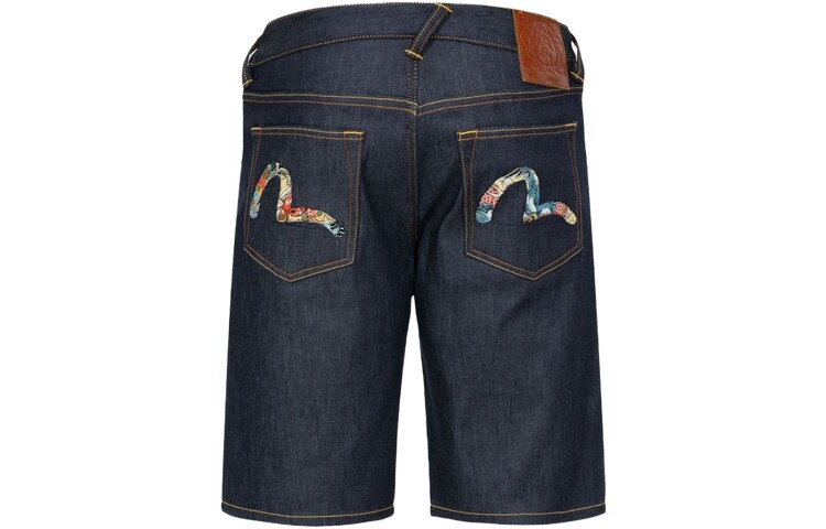 

Джинсовые шорты мужские джинсовые синие Evisu, синий