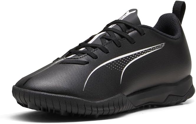 Детские кроссовки Puma Ultra Play Turf Training (для малышей и детей постарше), белый/черный — фото 2