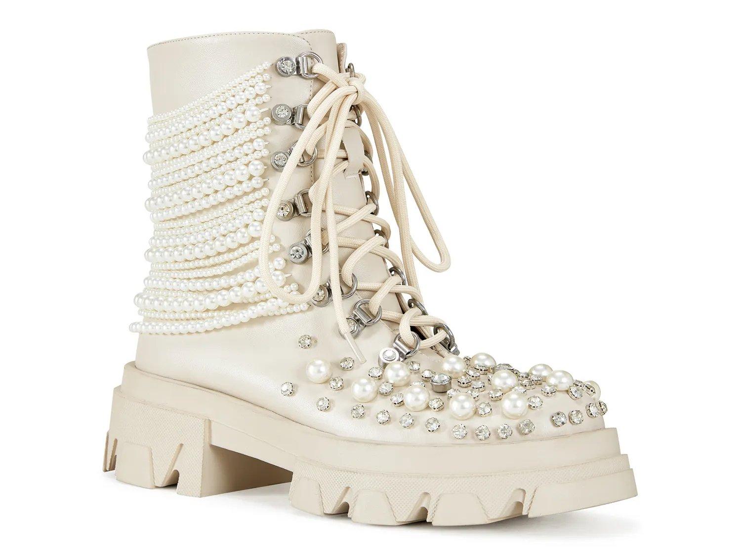 Ботинки Azalea Wang Twinkley Platform Bootie, кремовый