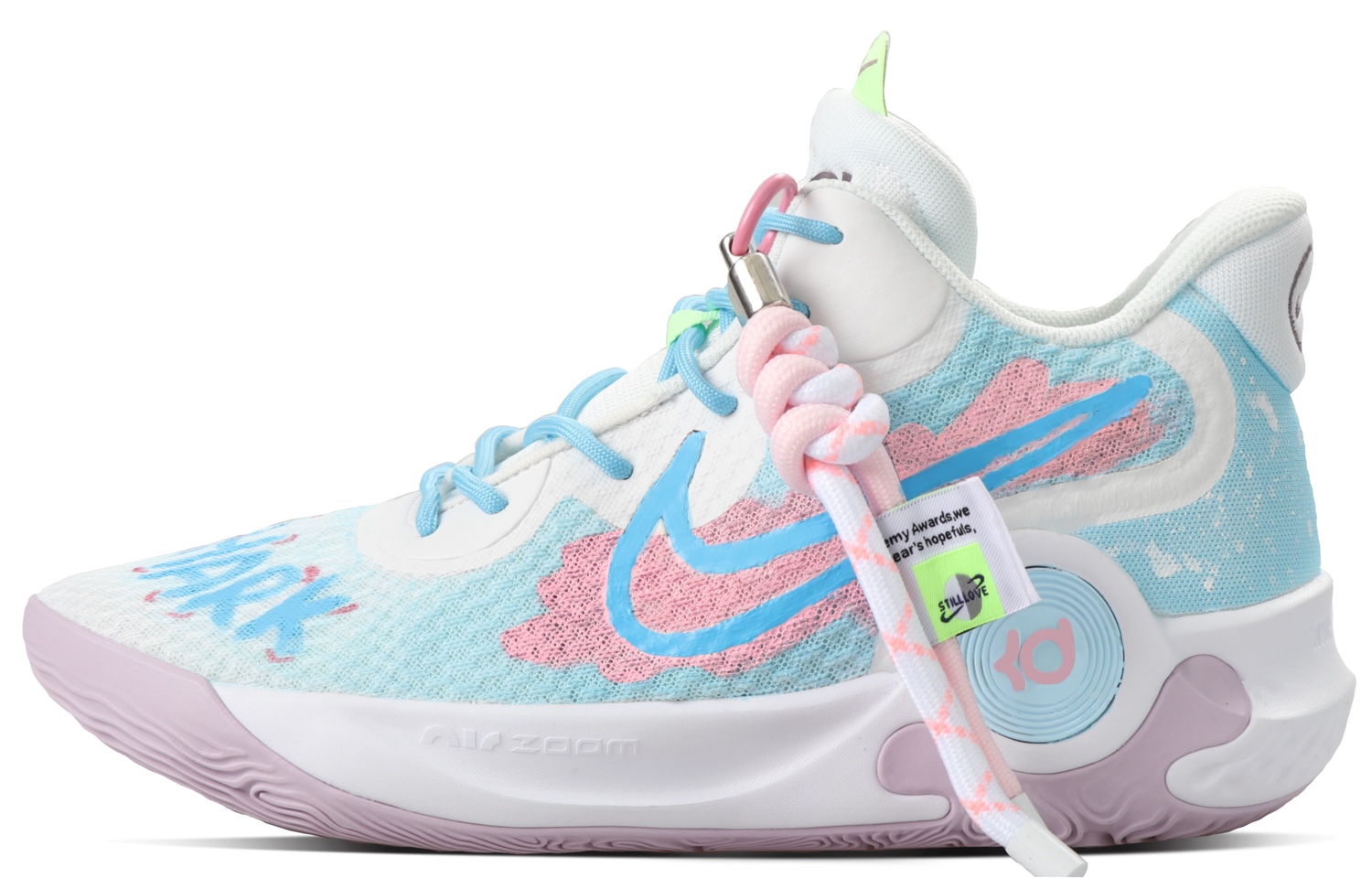 

Nike Кроссовки баскетбольные KD Trey 5 IX унисекс мидтоп Blue/Pink, цвет Blue Pink
