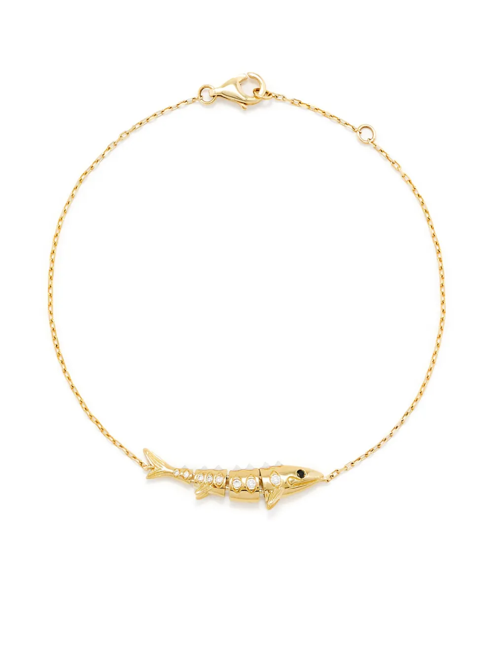 

Браслет Fish из желтого золота с бриллиантами Yvonne Leon