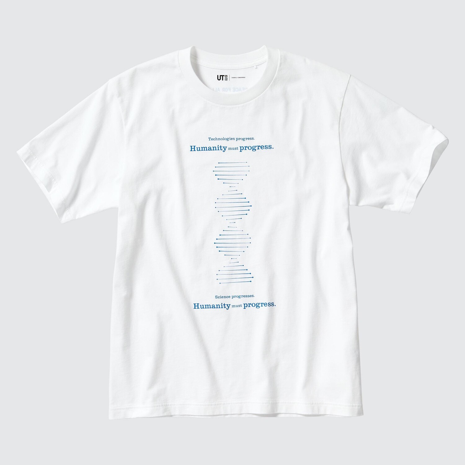 Футболка Peace For All Shinya Yamanaka Uniqlo, белый — фото 2