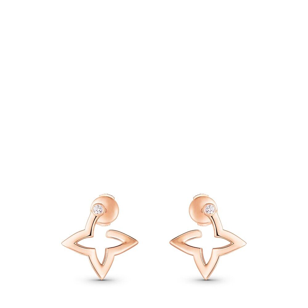 

Мини-серьги Ombre Blossom, розовое золото и бриллианты Louis Vuitton, розовый