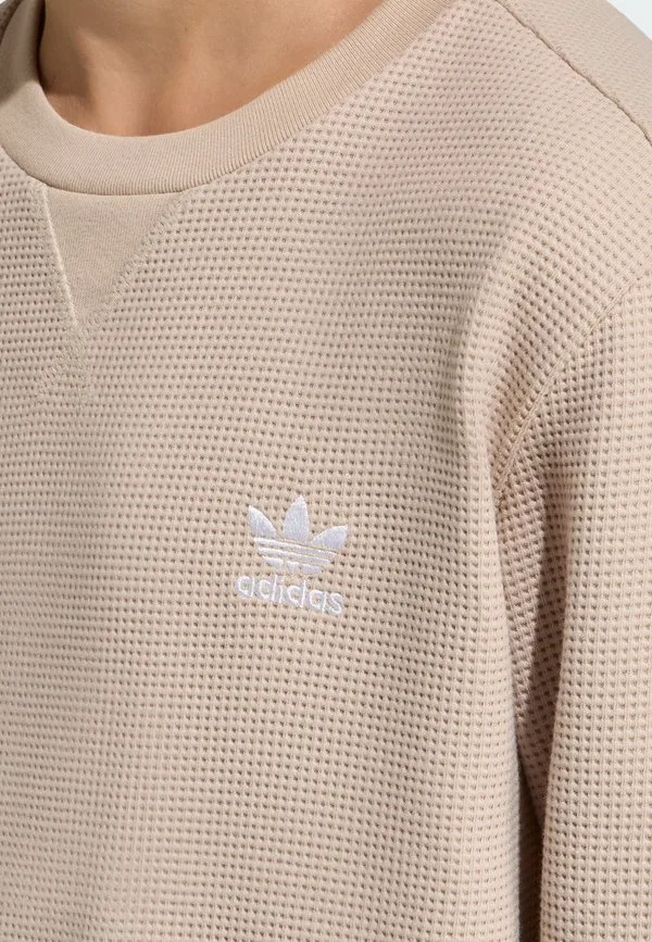 Детская футболка с длинными рукавами унисекс Adidas Originals, Stone Khaki — фото 4