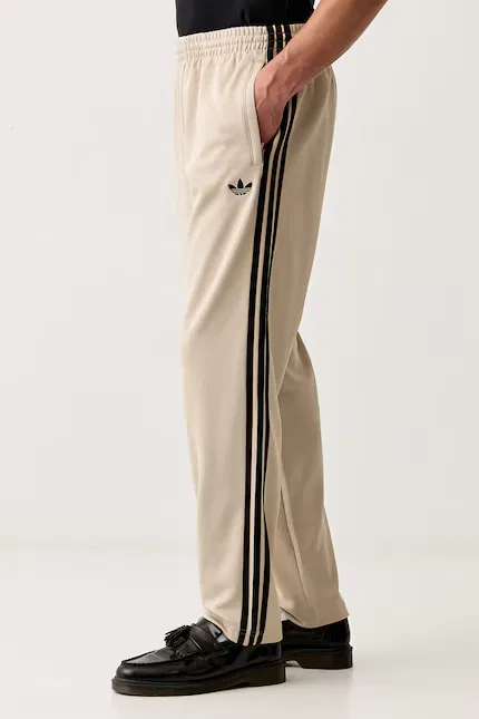 Спортивные штаны с бамбуковым волокном Adidas Originals, бежевый — фото 4