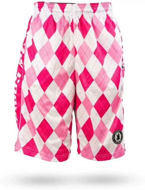 

Мужские шорты Flow Society Argyle Pink Attack с карманами