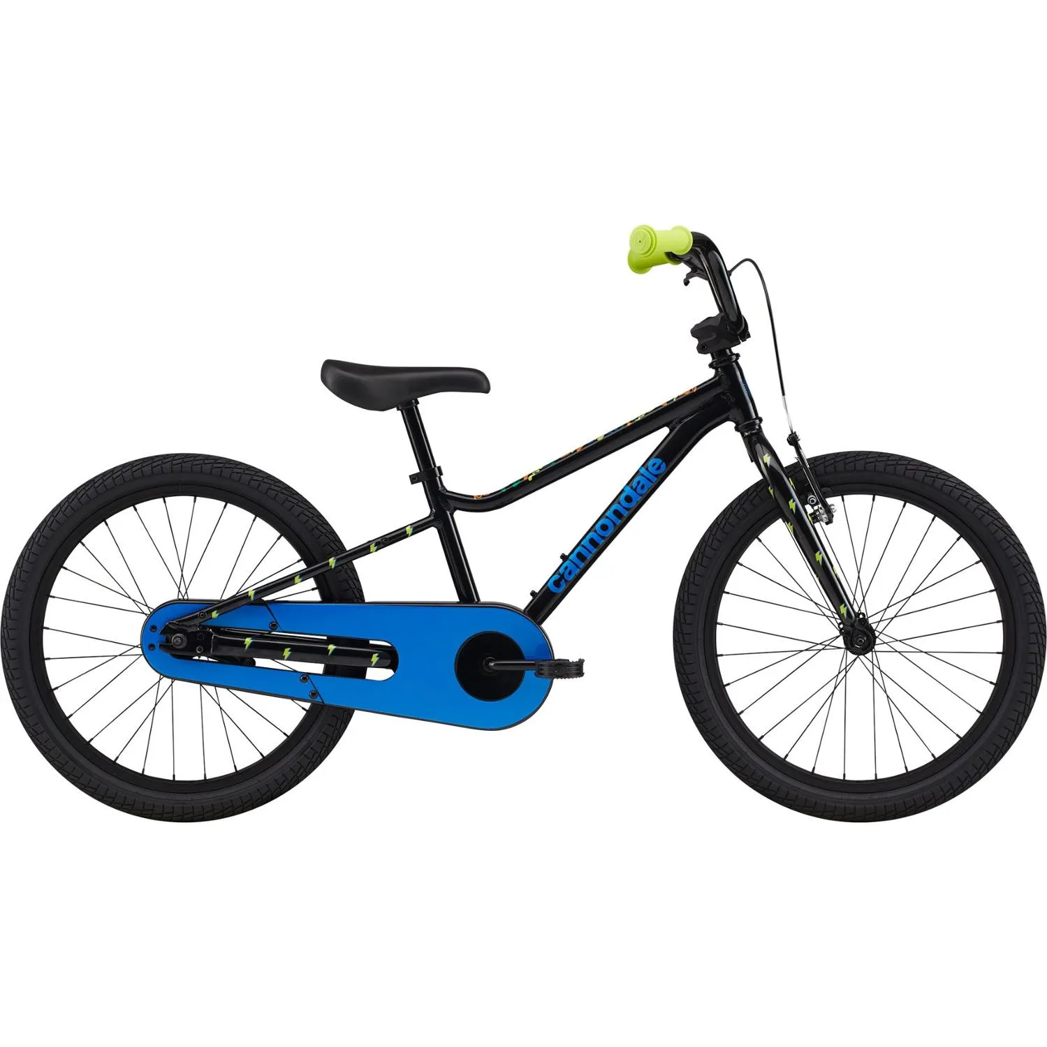 

Тропа 20 односкоростной детский горный велосипед - Хлорный синий Cannondale, Black Pearl