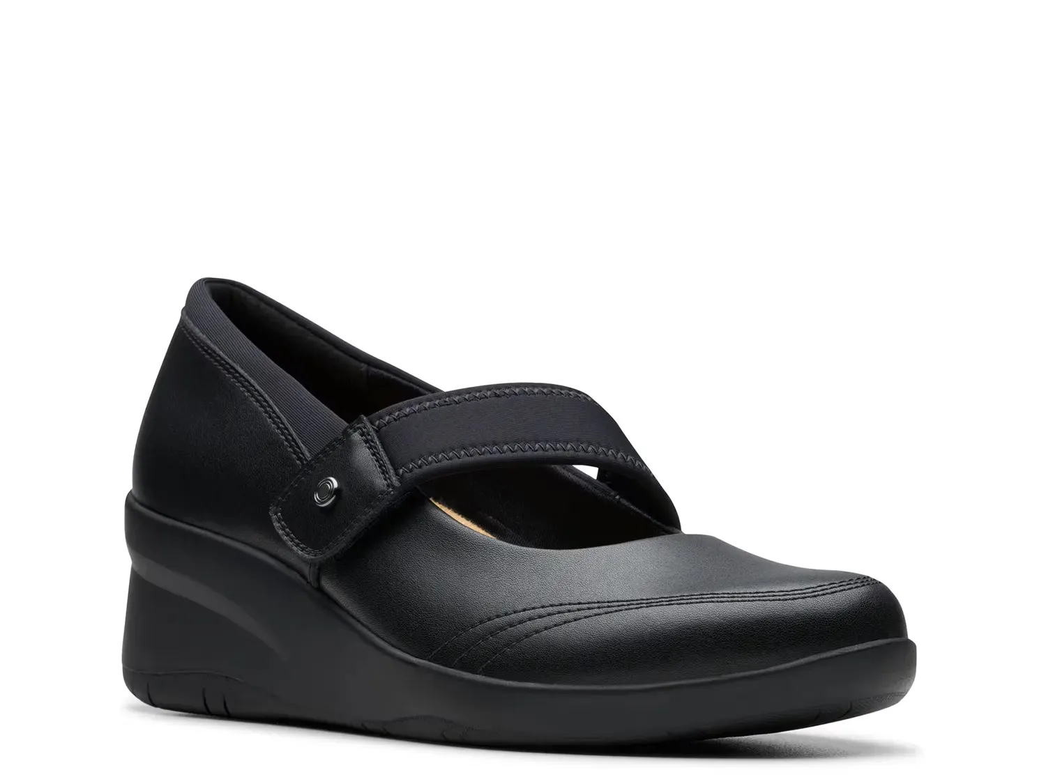 Слайды Suttyn May Mary Jane Wedge Clarks, Black