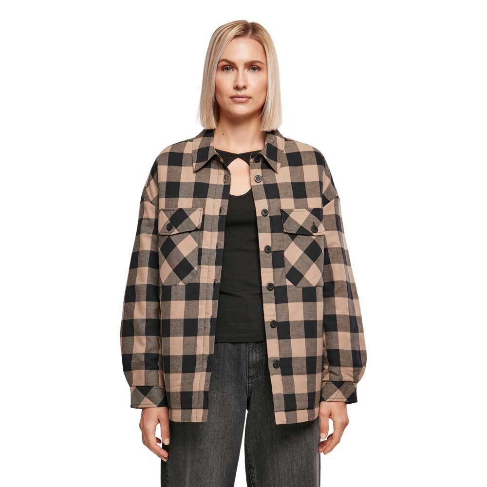 

Рубашка Urban Classics Flanell Over, черный