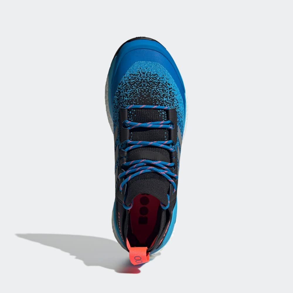 Мужские походные кроссовки adidas Terrex Free Hiker Gore-TEX 2.0, черный/синий/серый — фото 3