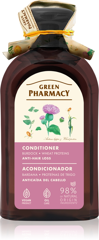 

Бальзам для волос с репейным маслом, бальзам против выпадения волос Green Pharmacy, 300 мл