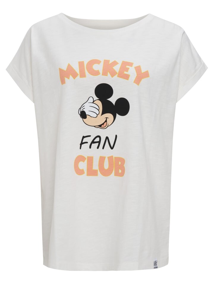 

Футболка Re:Covered T-Shirt Mickey Mouse Fan Club, экрю