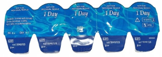 

Изделия медицинского назначения, Прочее, Comfort Fit 1Day, Линзы однодневные 1Day-2,25, 5 шт Other, цвет бесцветный