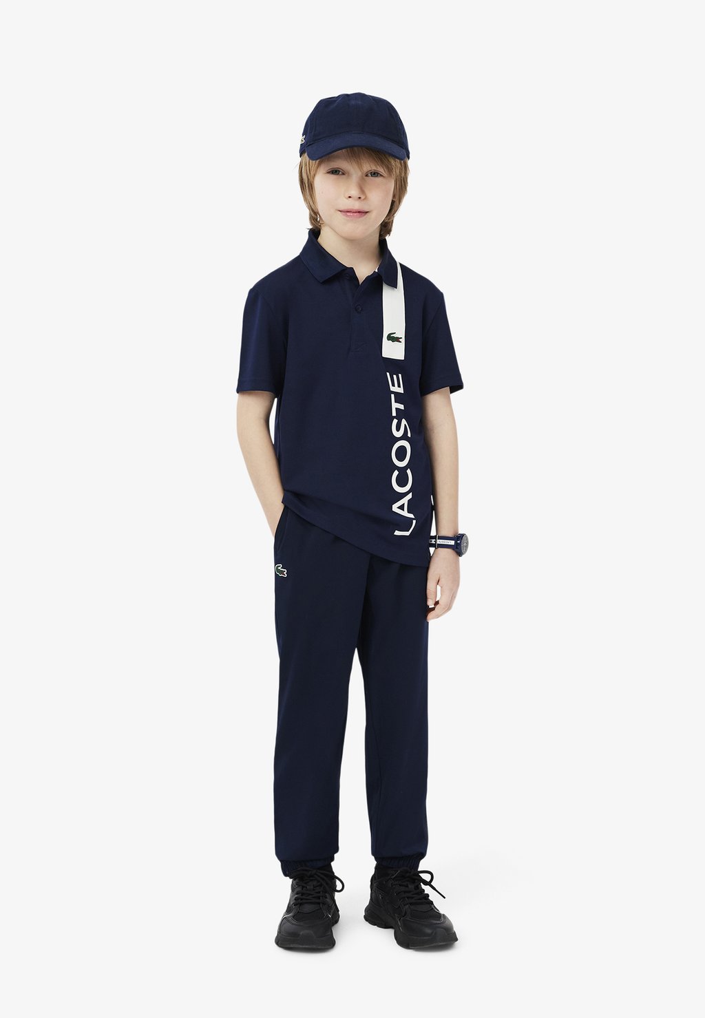 

Поло SHORT SLEEVES Lacoste Sport, синий