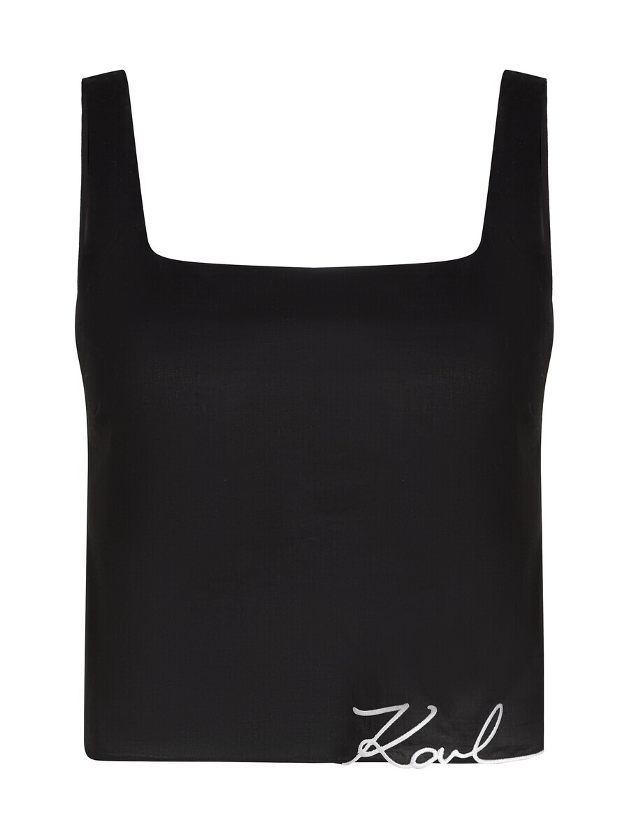 

Майка Karl Lagerfeld Top, черный