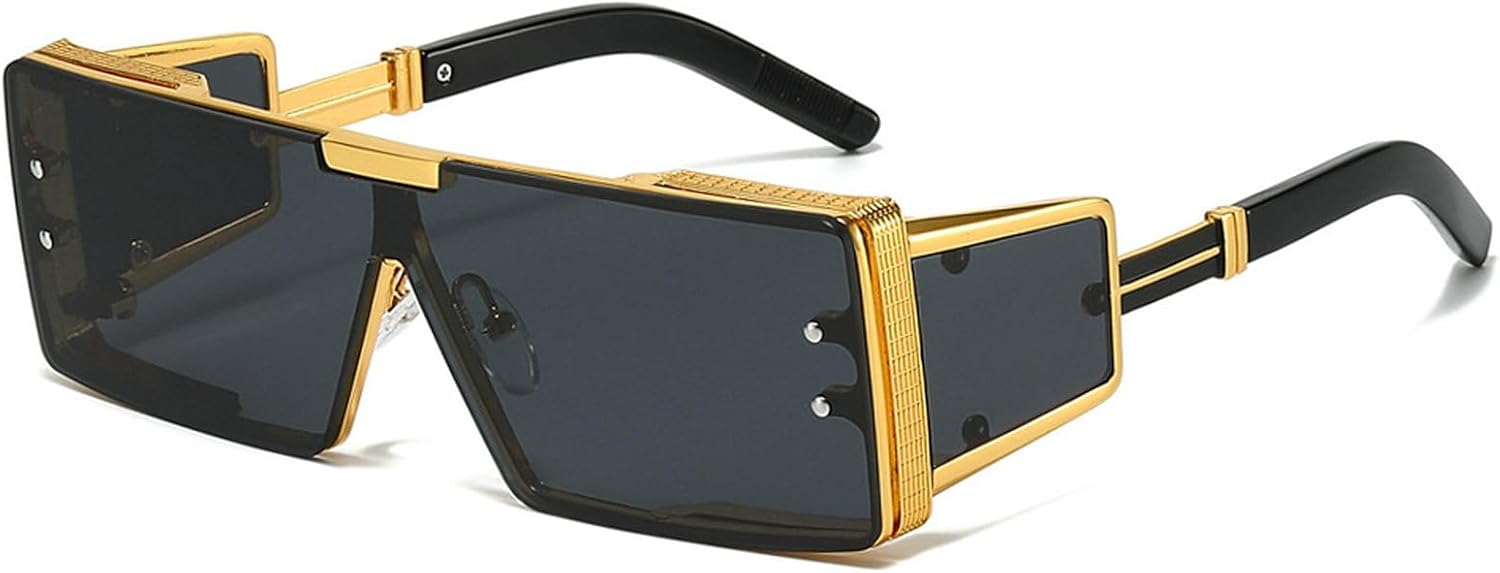 

Модные прямоугольные солнцезащитные очки для женщин, роскошные винтажные солнцезащитные очки в маленькой оправе, классические черные квадратные солнцезащитные очки для женщин mincl, Gold Black