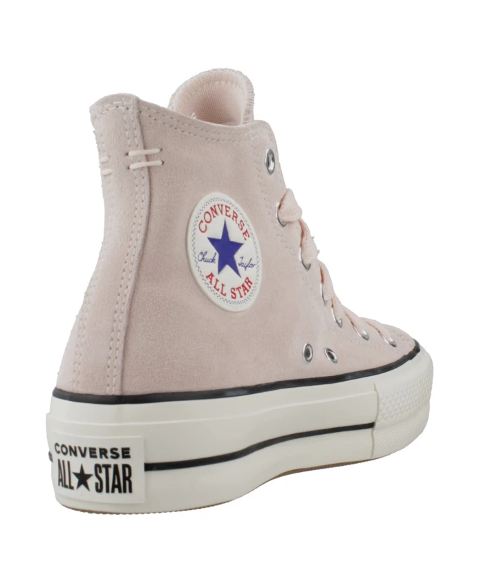 Высокие кроссовки с завышенной талией Converse, розовый — фото 3