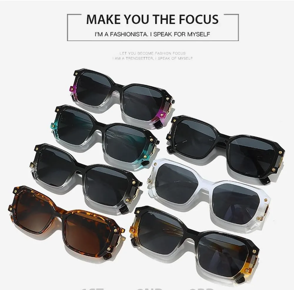 

Модные солнцезащитные очки для женщин и мужчин, с градиентными линзами, в роскошной оправе, трендовые, универсальные, с защитой от УФ-излучения UV400 TYUVIVO, C3