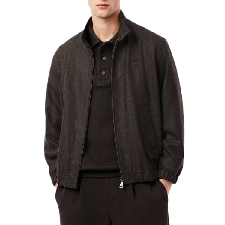 LACOSTE Куртка мужская тёмно-коричневая, Dark Umber — фото 3
