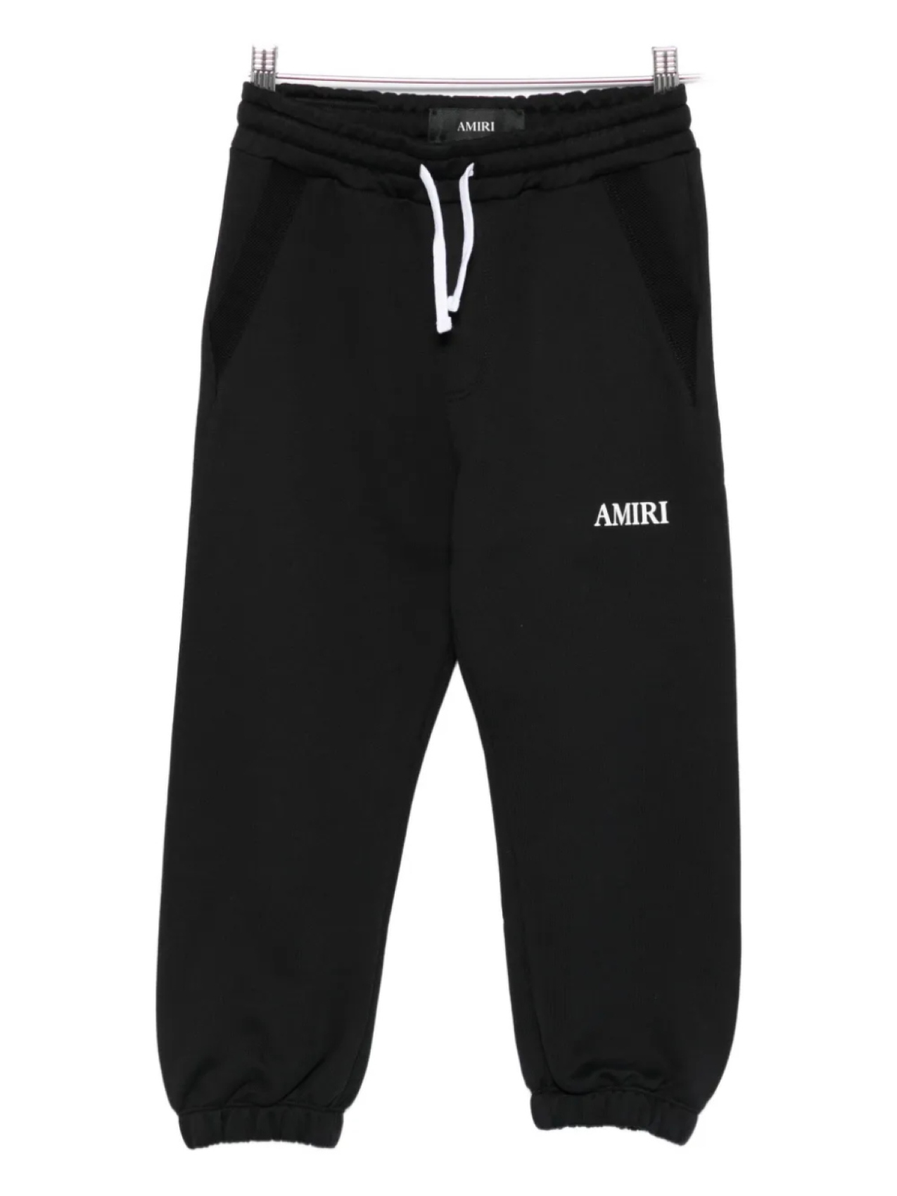 

Спортивные брюки с вышитым логотипом AMIRI KIDS на манжетах, черный