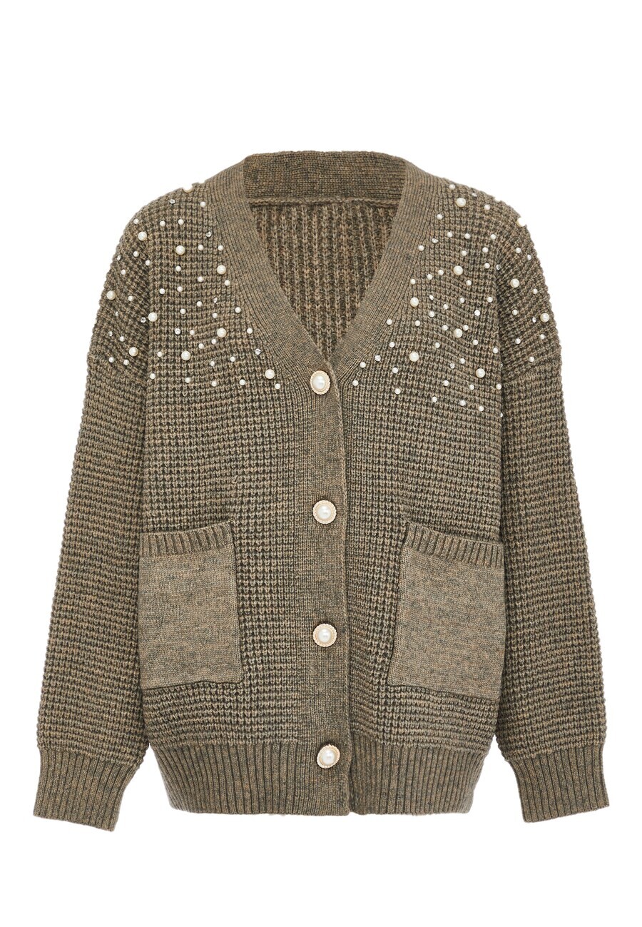 

Вязаный кардиган caissa Knit Cardigan, хаки