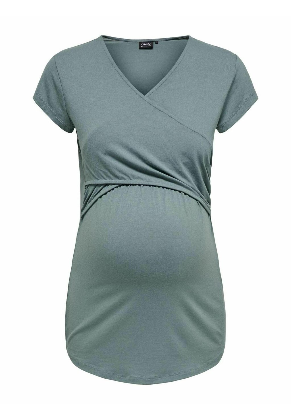 

Футболка базовая OLMLISA MATERNITY WRAP ONLY MATERNITY, цвет balsam green