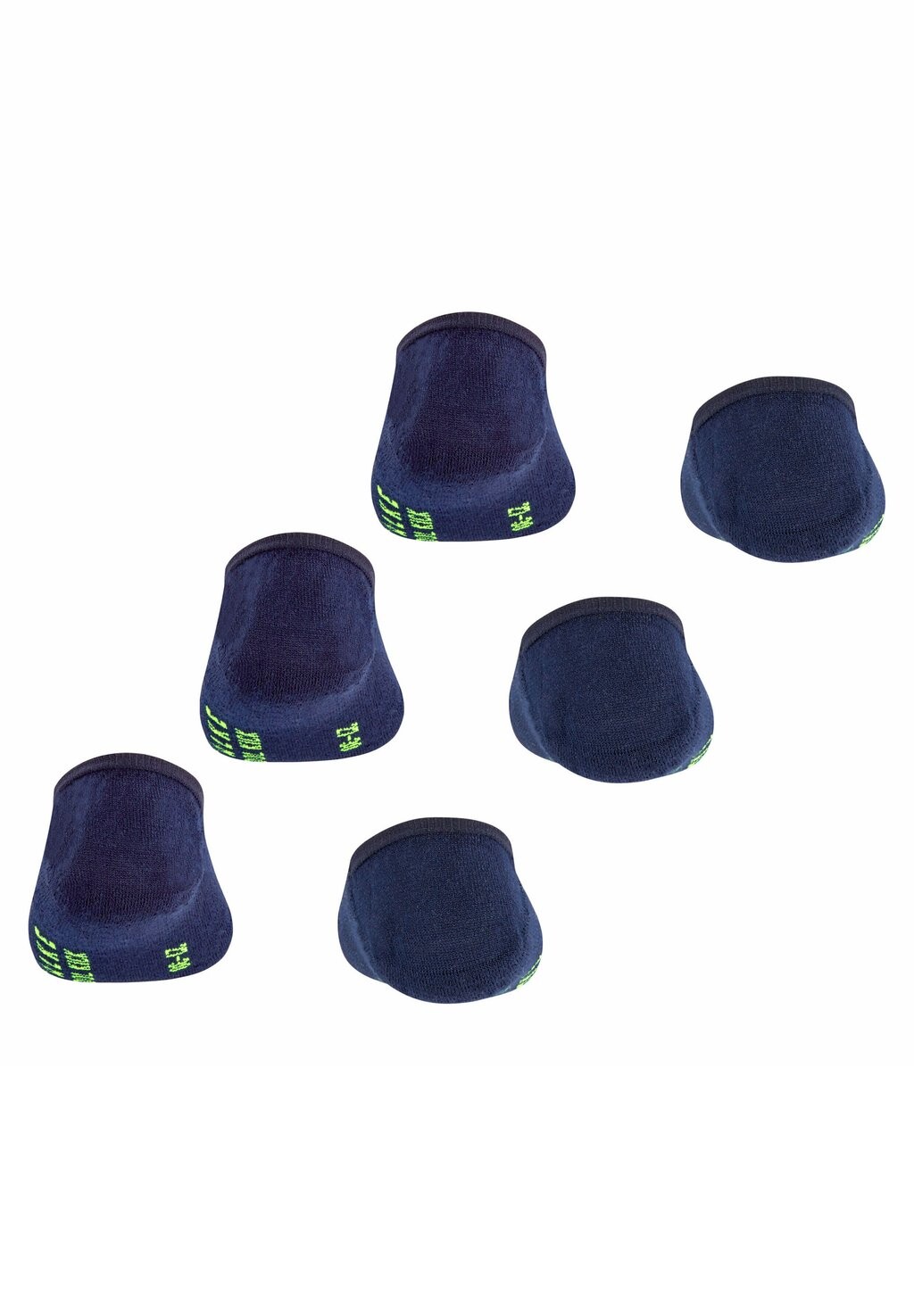 

Комплект носков-тапочек FÜSSLINGE COOL KICK FALKE, 3 пары, темно-синий