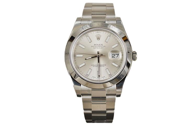 

ROLEX Часы log series automatic mechanical movement мужские, 41 мм, серебристый циферблат, корпус из нержавеющей стали