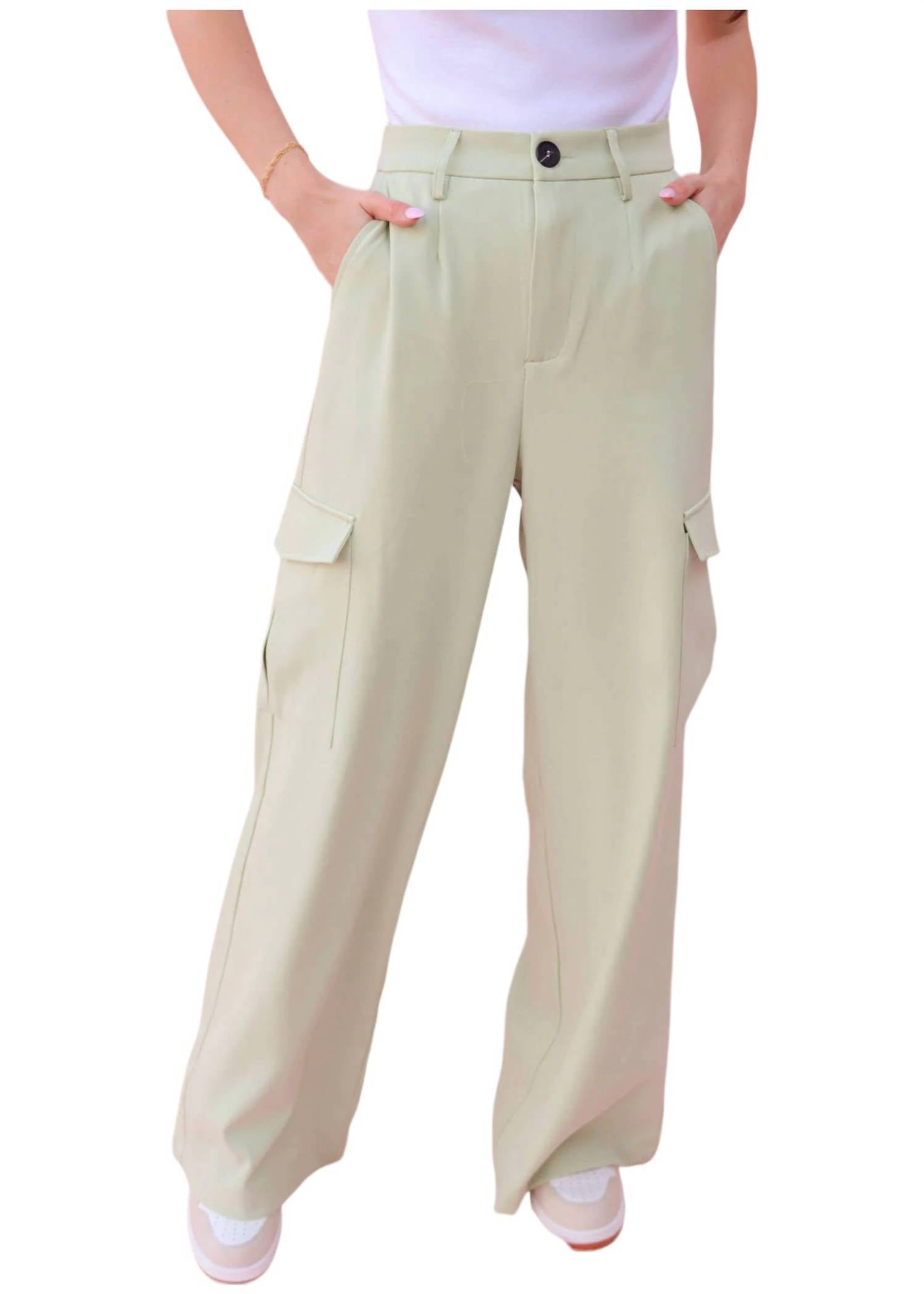 

Брюки-карго Spring Dreamin' цвета Dusty Mint SIGNATURE8