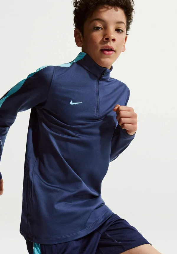 Футболка с длинными рукавами для футбольных тренировок older drifit football drill strike Nike Performance, Midnight Navy Vivid Sky Vivid Sky Vivid Sky — фото 2