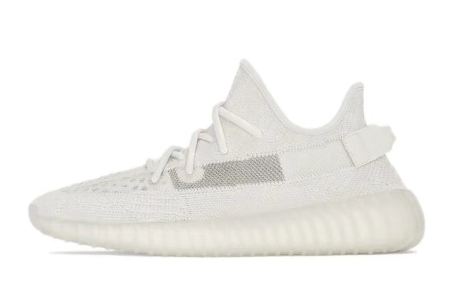 Кроссовки adidas originals Yeezy Boost 350 V2 Lifestyle Shoes Unisex Low-top White, красный — фото 4