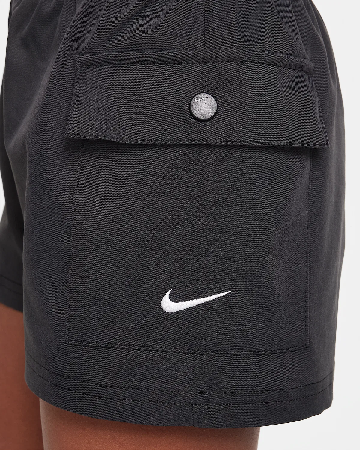 Детские шорты карго Nike Sportswear, Black/White — фото 4