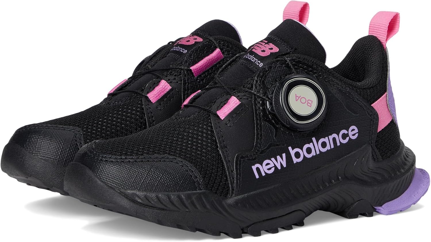 

Беговые кроссовки New Balance Kids Dynasoft Trail Magic V1 Boa, черный/фиолетовый/розовый