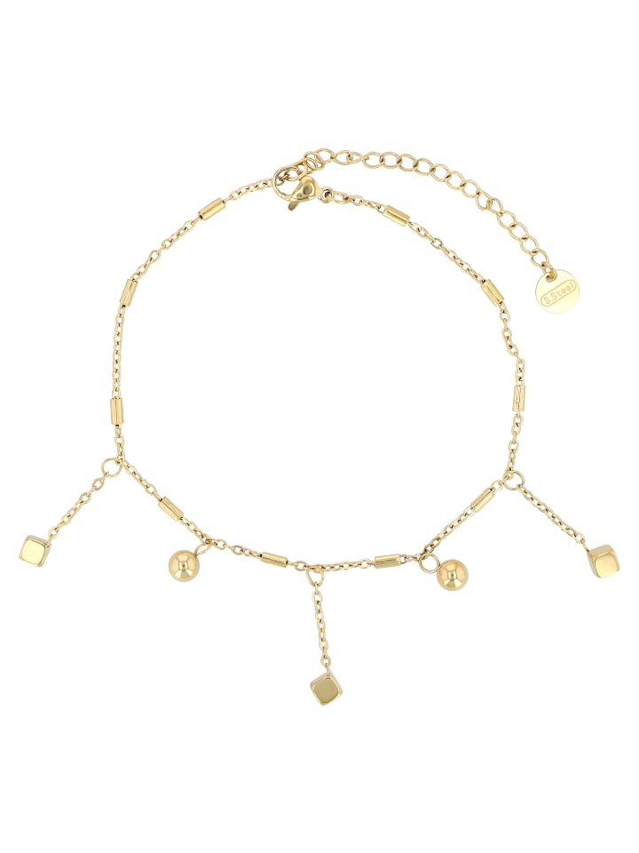 

Adeliás Женский браслет на лодыжку - из нержавеющей стали серебристого цвета