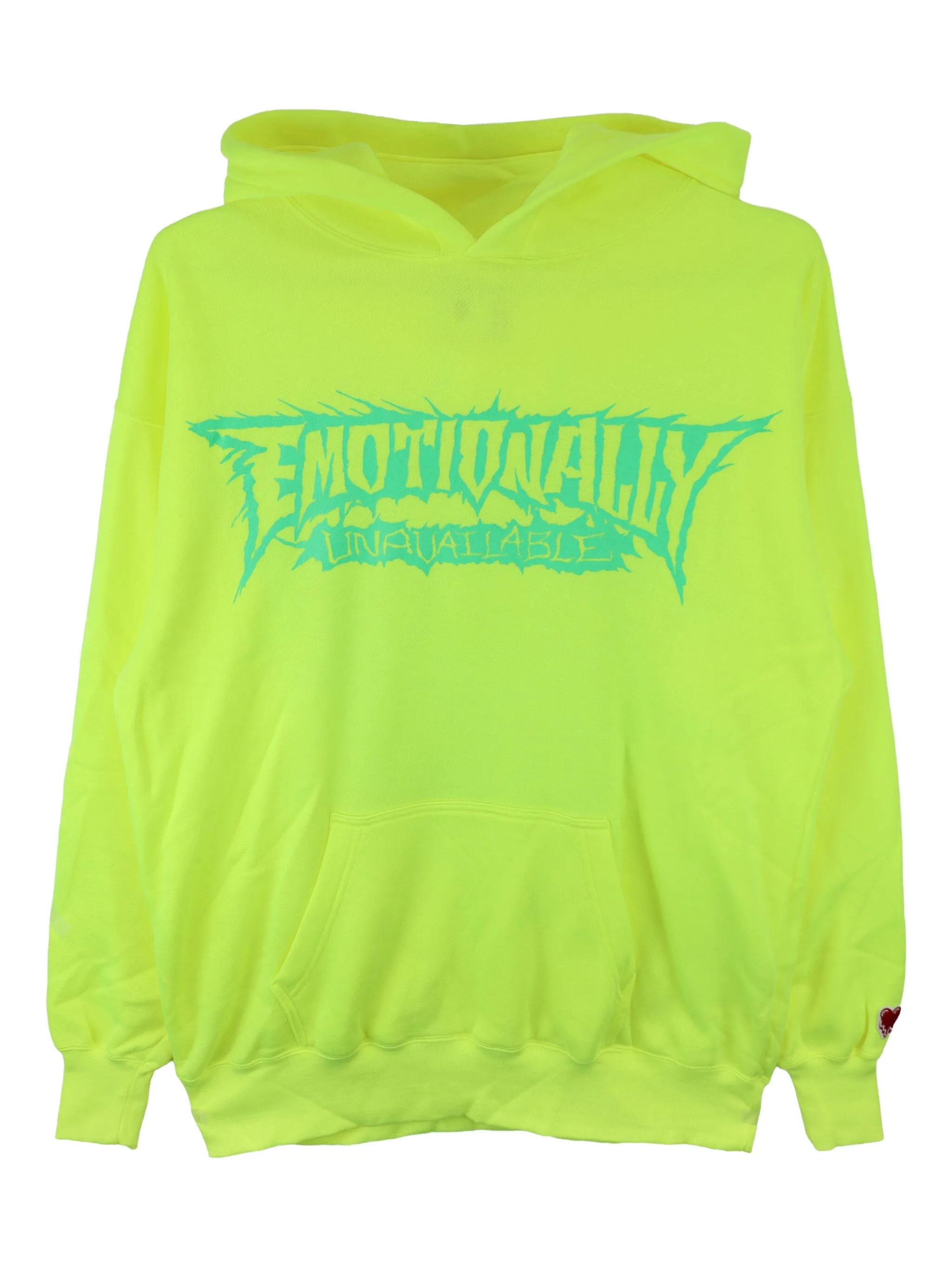 

Худи с шипами Emotionally Unavailable, зеленый