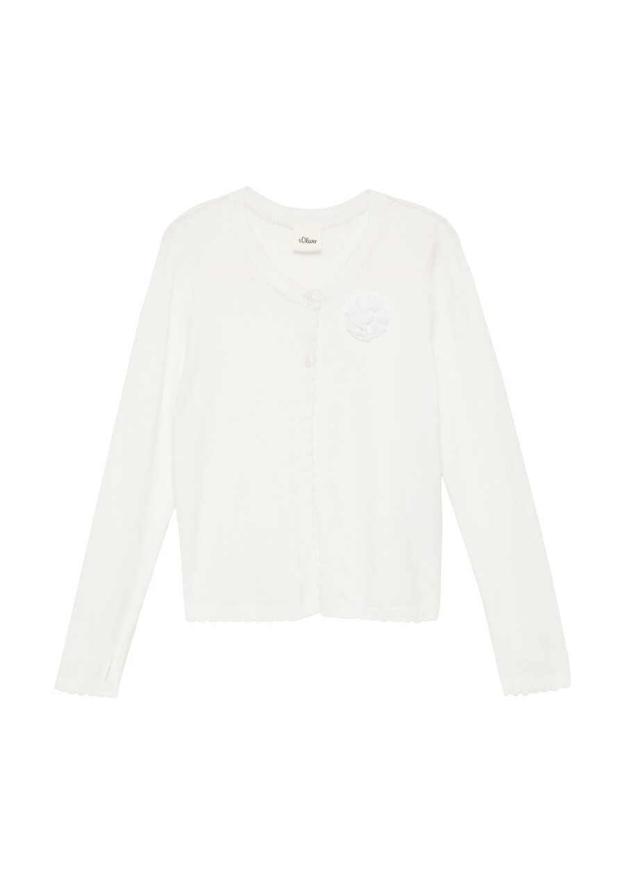 

Вязаный кардиган s.Oliver, белый