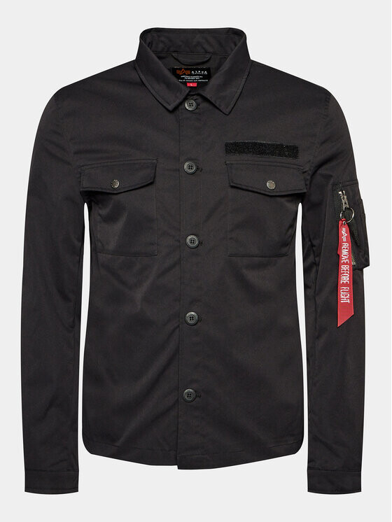 

Рубашка стандартного кроя Alpha Industries, черный