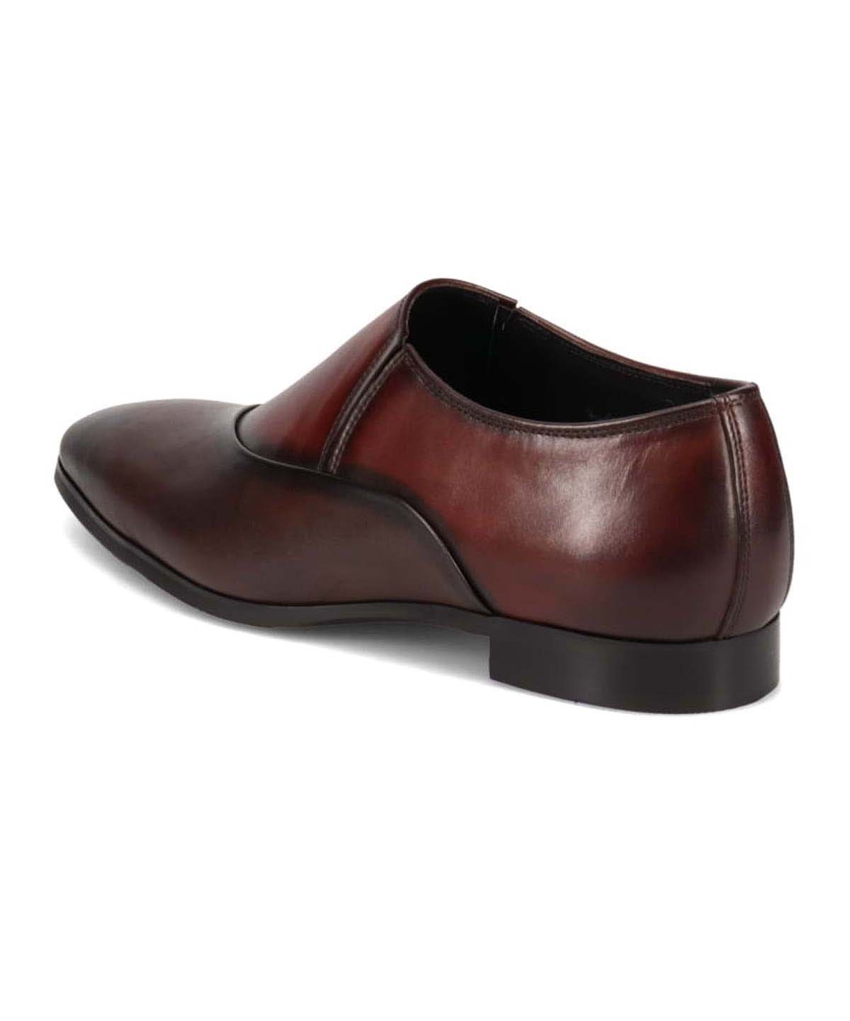 Мадрасские восстановительные туфли без шнурков Madras, Dark Brown/Dark Gray — фото 3