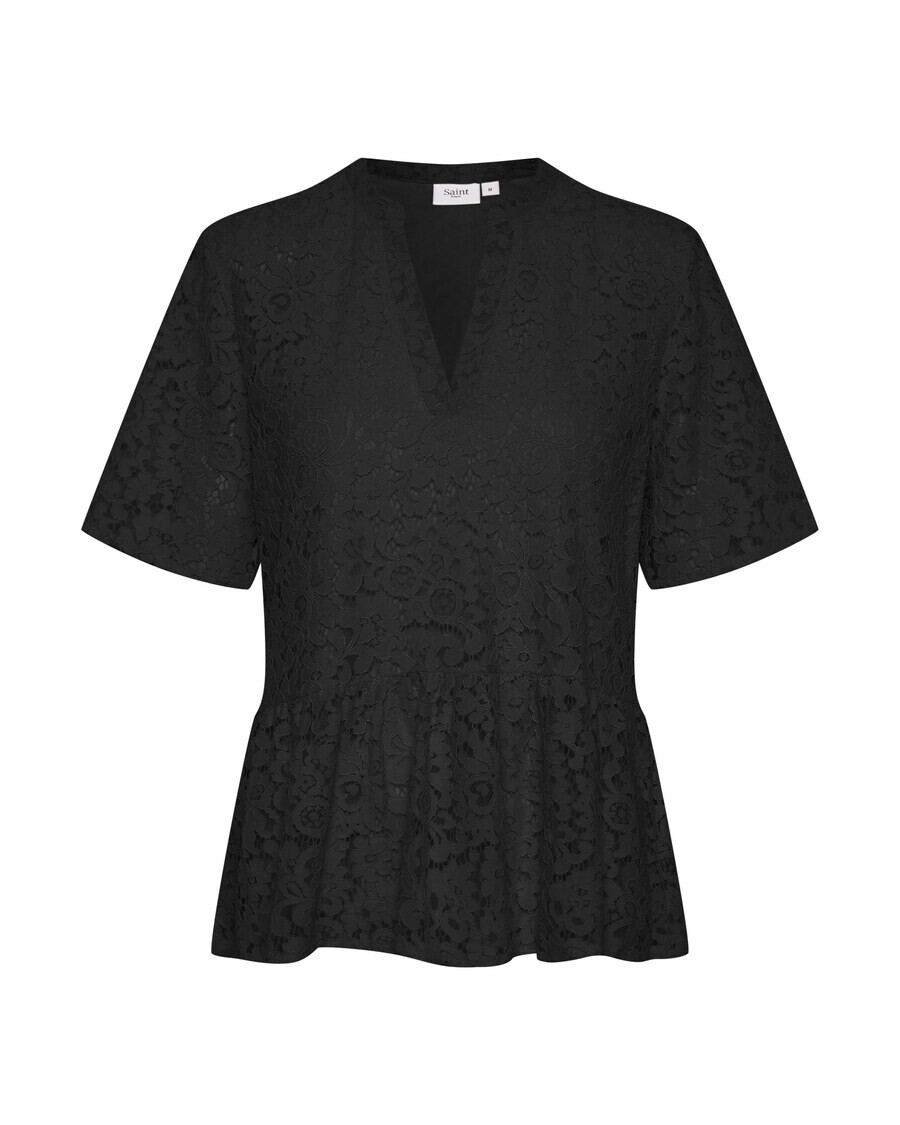 

Блузка с коротким рукавом SAINT TROPEZ Blouse Zanna, черный