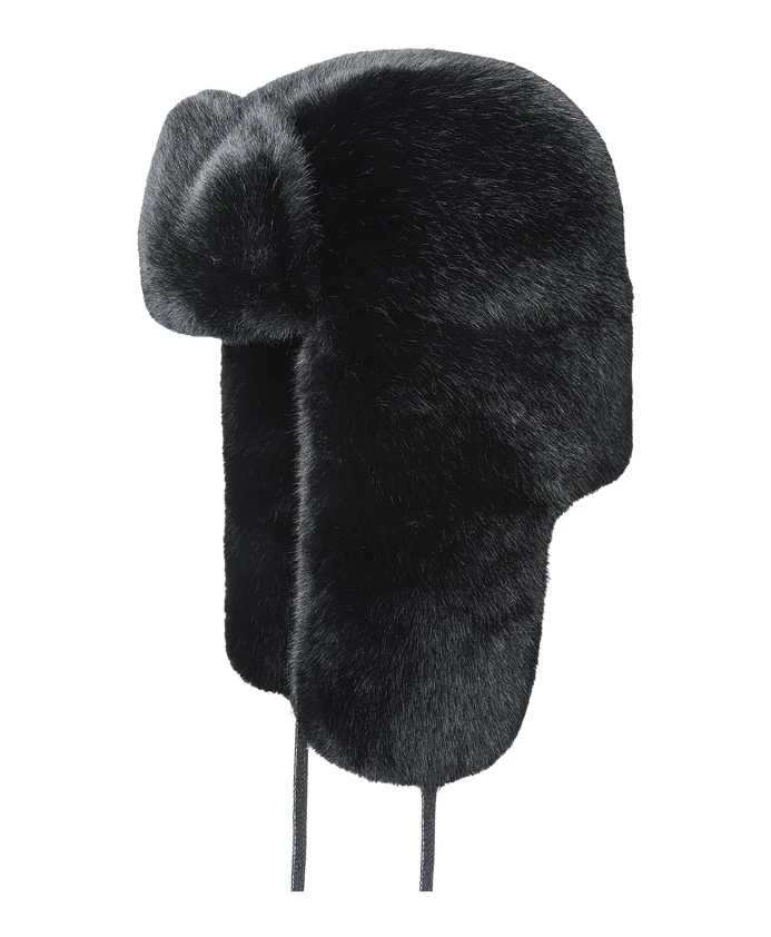 

Шапка-Ушанка из искусственного меха Kangol, черный