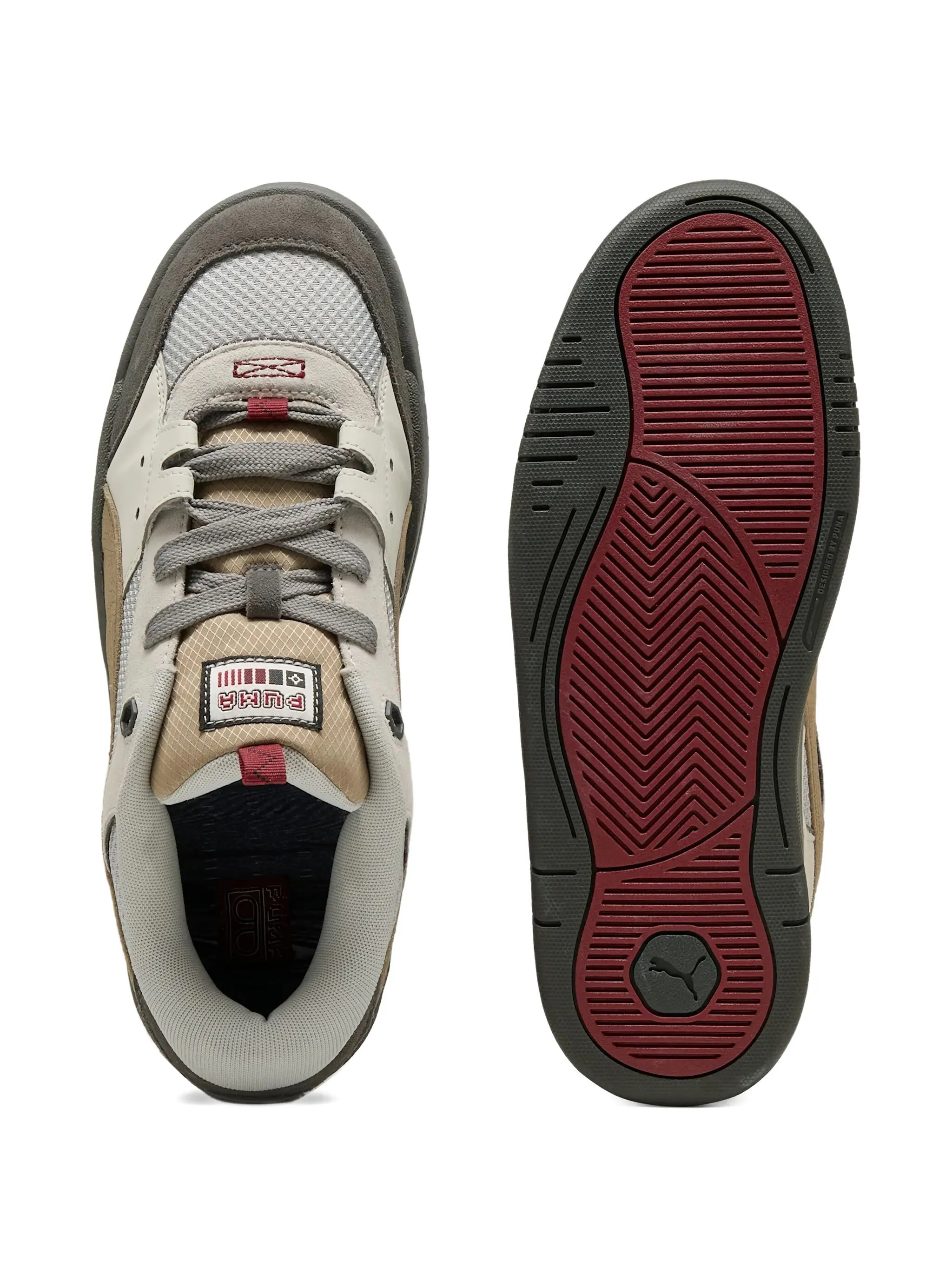 Кроссовки 180 Sk8er Vapor Grey/Cast Iron Puma, серый — фото 4
