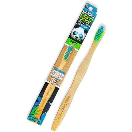 Мягкая зубная щетка для взрослых Woobamboo — без отходов
