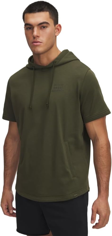 

Under Armour мужская толстовка Project Rock Payoff Terry Crew, (308) Expedition Green/Black