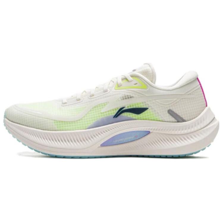 

LINING Кроссовки для бега Yueying 4 Breathable Support Rebound Low-Top, мужские, белые, зеленые