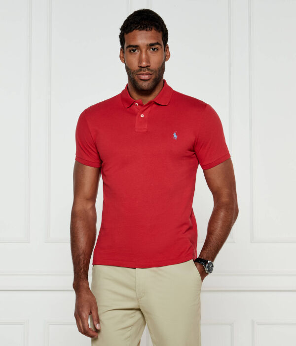 

Рубашка поло Slim fit Polo Ralph Lauren, красный