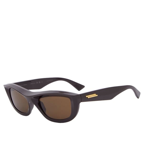 

Солнцезащитные очки Bottega veneta с авангардной лентой Bottega Veneta Eyewear, коричневый