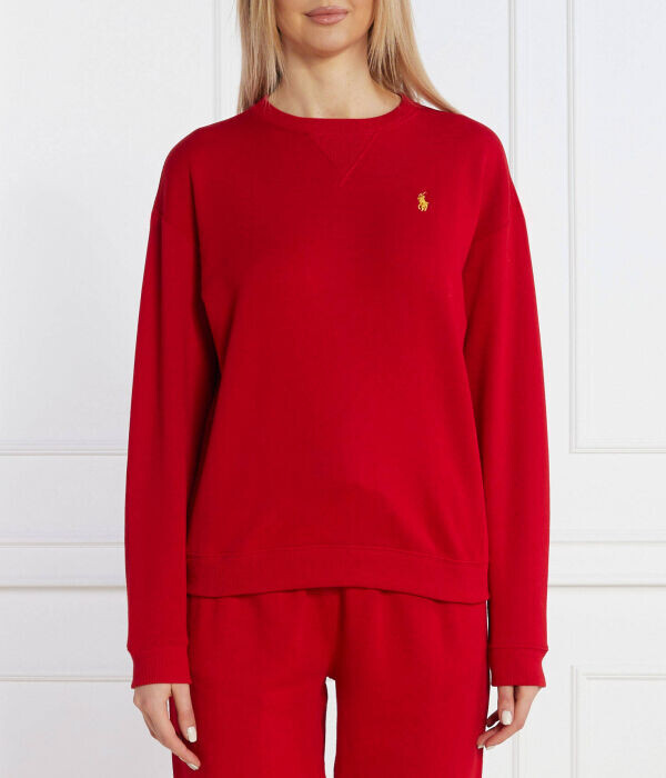 

Толстовка женская Polo Ralph Lauren с круглым вырезом, красный