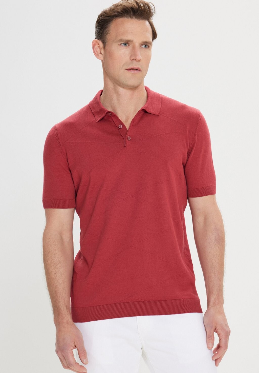 

Рубашка поло STANDARD FIT AC&CO / ALTINYILDIZ CLASSICS, Бордо