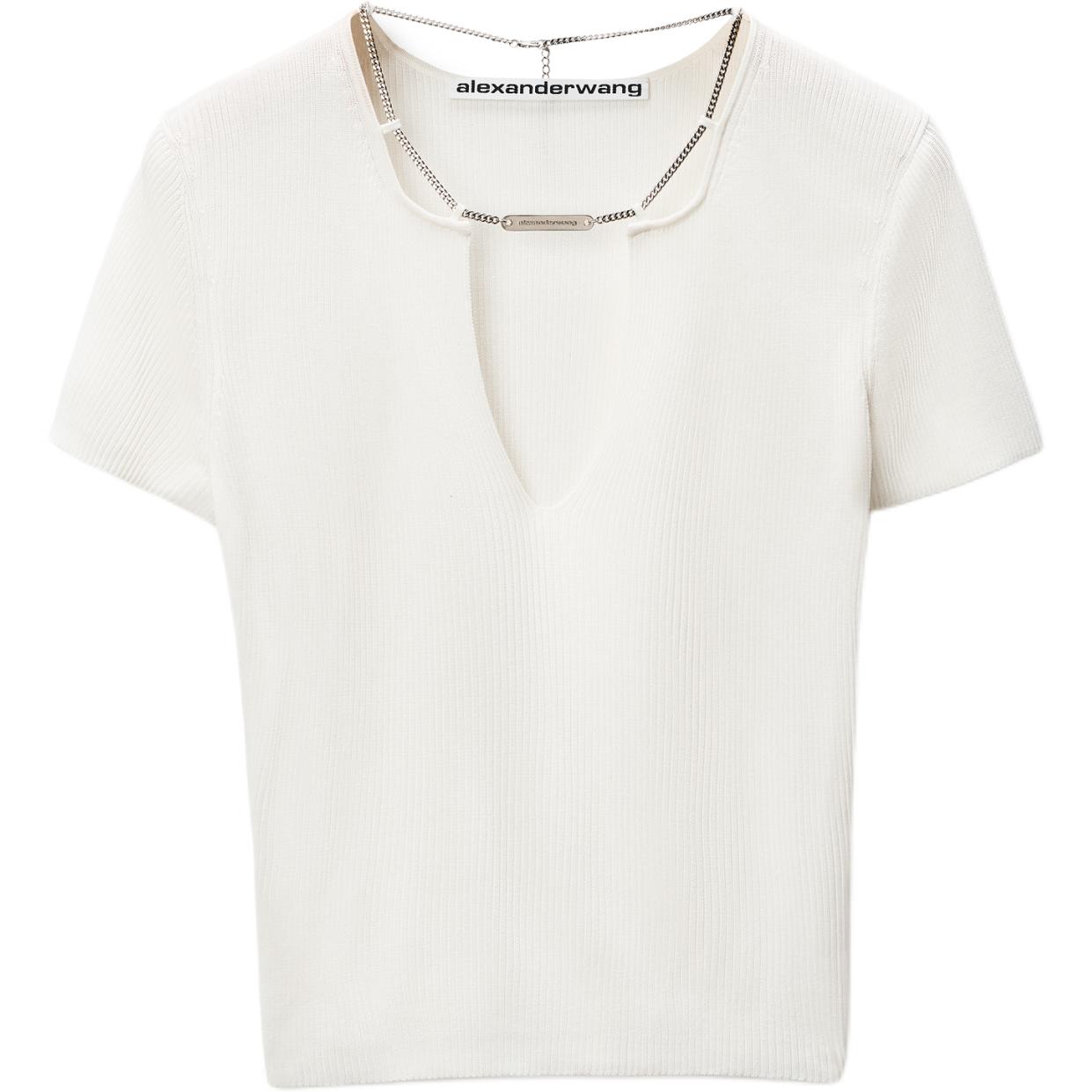 

Обычная футболка женская Alexander Wang, белый